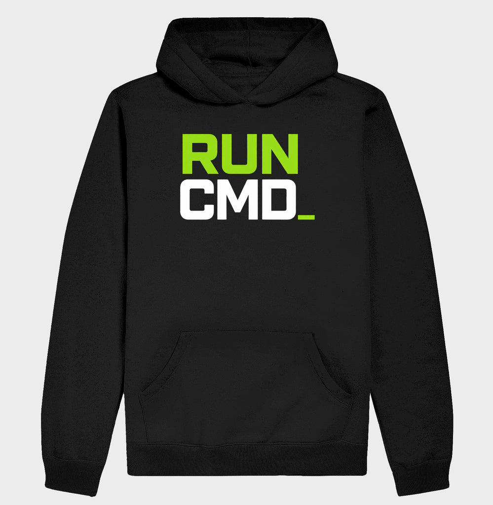 Moletom Programador RUN CMD