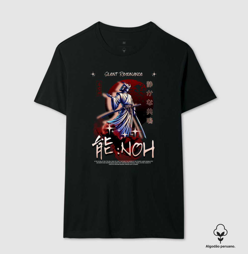 Camiseta Silent Resonance Noh Algodão Peruano