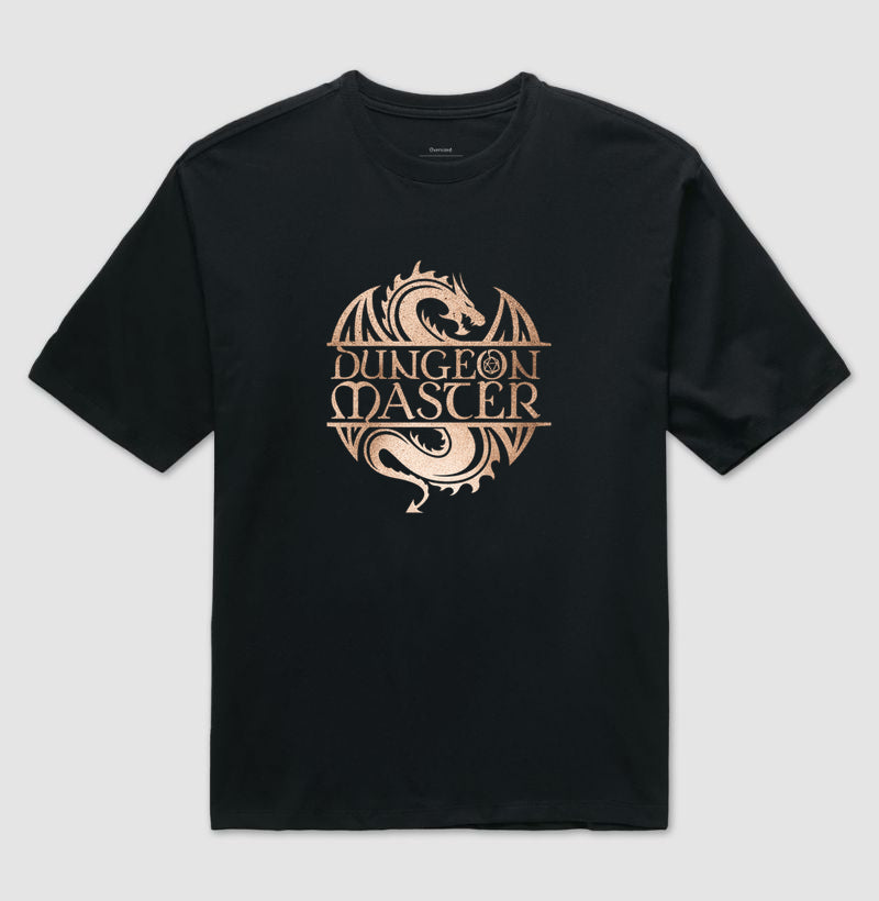 Camiseta RPG Dungeon Master Dragon Oversized