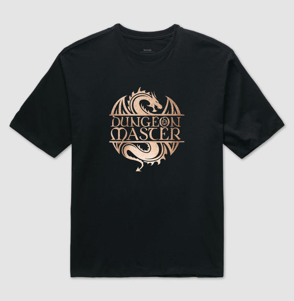 Camiseta RPG Dungeon Master Dragon Oversized