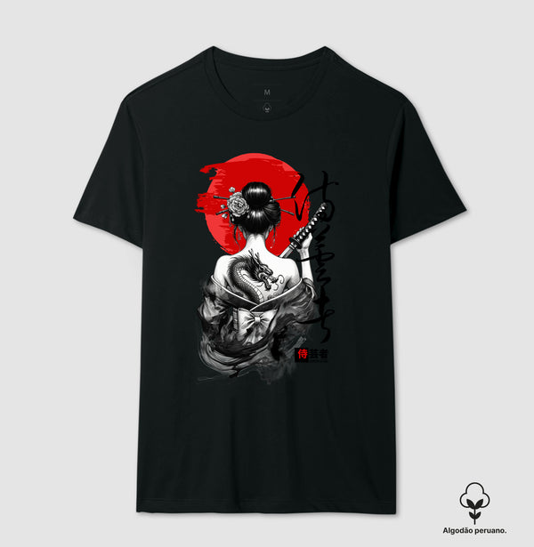 Camiseta Geisha Algodão Peruano