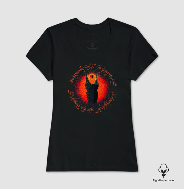 Camiseta Sauron Lord Of the Rings Algodão Peruano