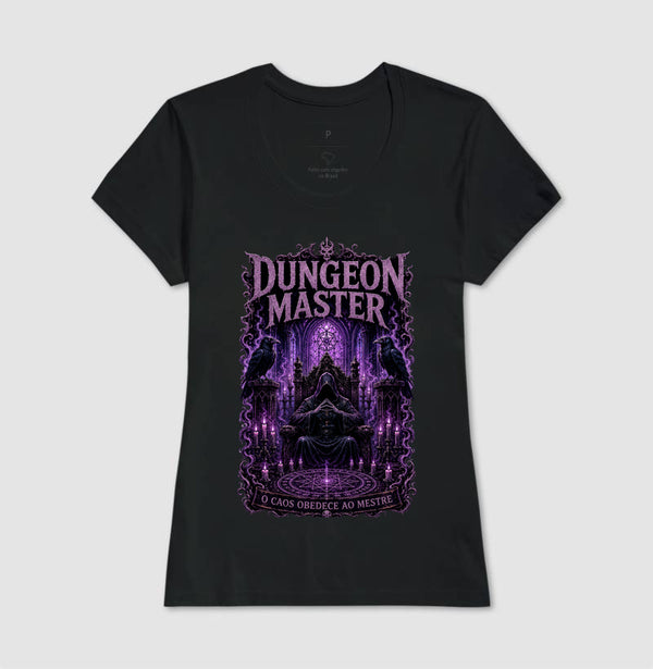 Camiseta RPG Dungeon Master Mestre do Caos