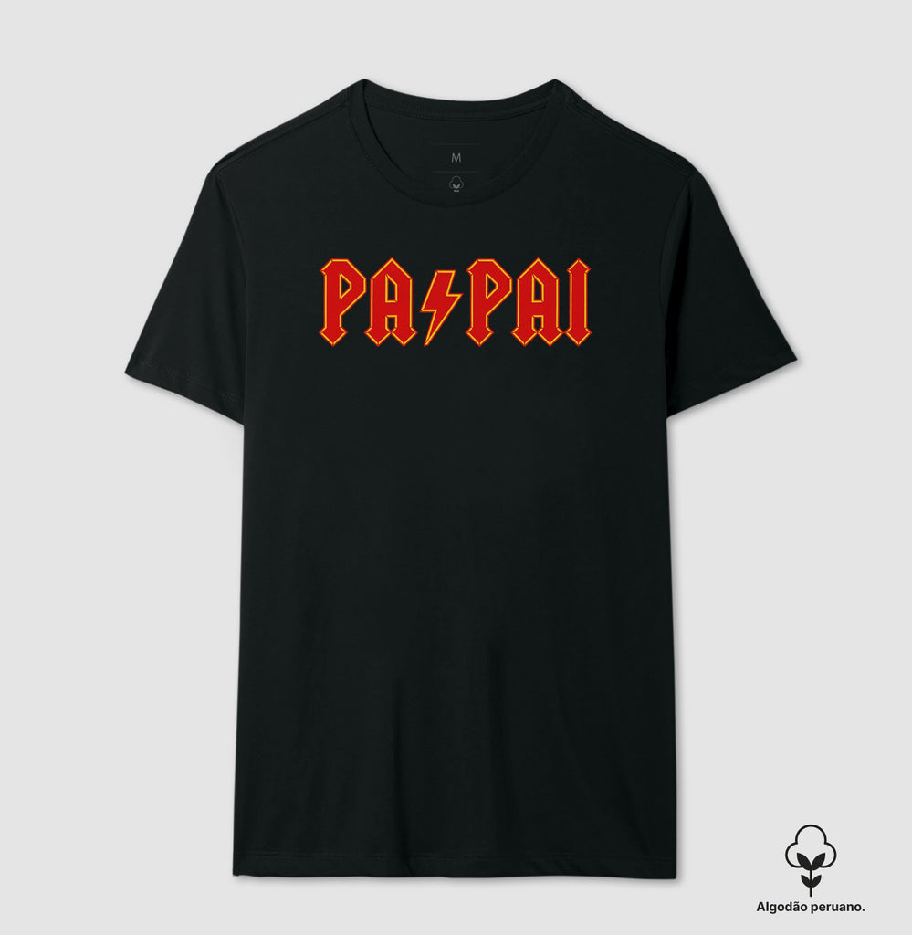 Camiseta PAPAI Rock Classico Algodão Peruano