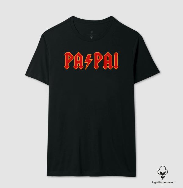 Camiseta PAPAI Rock Classico Algodão Peruano