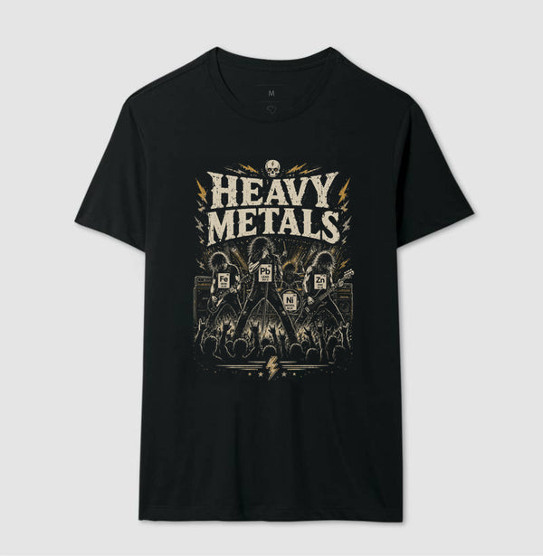 Camiseta Ciência Heavy Metals
