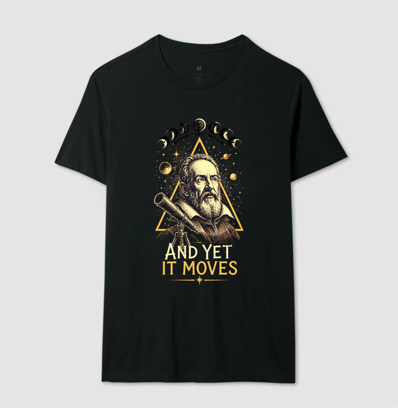 Camiseta Astronomia And Yet It Moves Galileo Galilei
