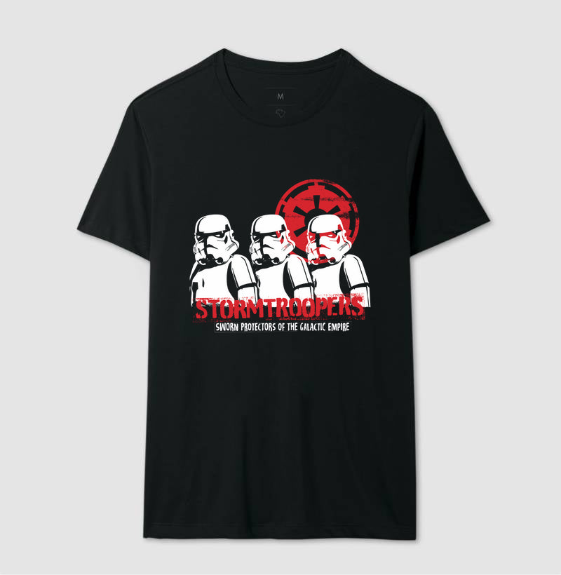 Camiseta StormTroopers Protectors of Galatic Empire 100% Algodão