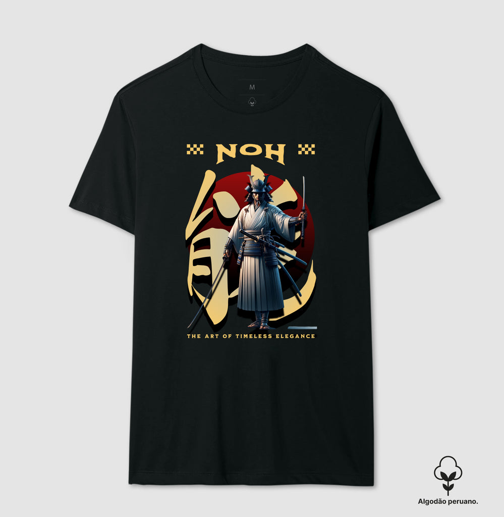 Camiseta Noh Samurai Algodão Peruano