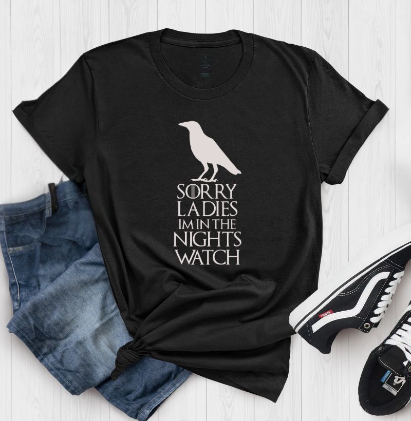 Camiseta Game of Thrones Sorry Ladies Night Watch