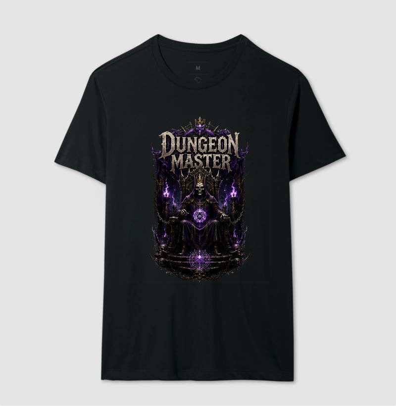 Camiseta RPG Dungeon Master Rei dos Calabouços