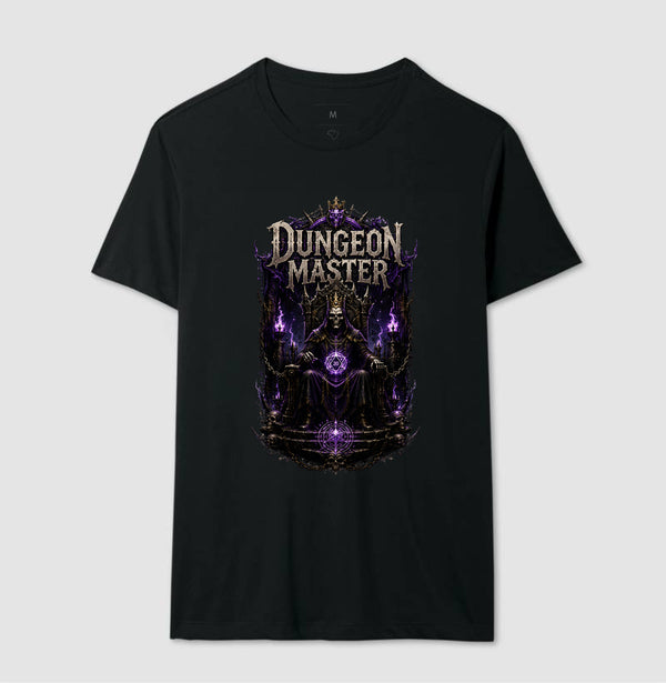 Camiseta RPG Dungeon Master Rei dos Calabouços