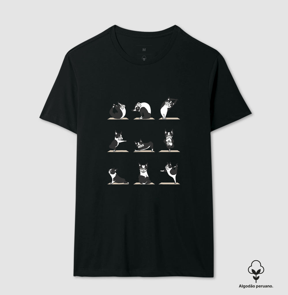 Camiseta Yogi Cão Algodão Peruano