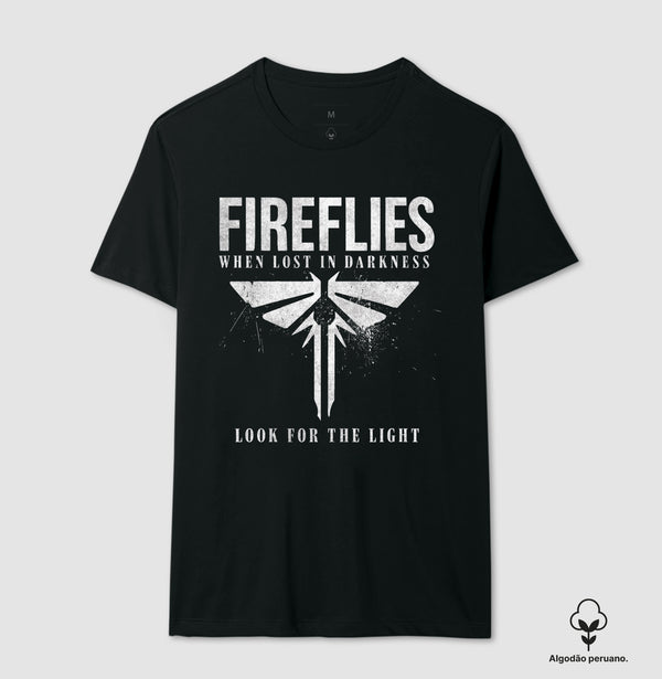 Camiseta The Last of Us Fireflies Algodão Peruano