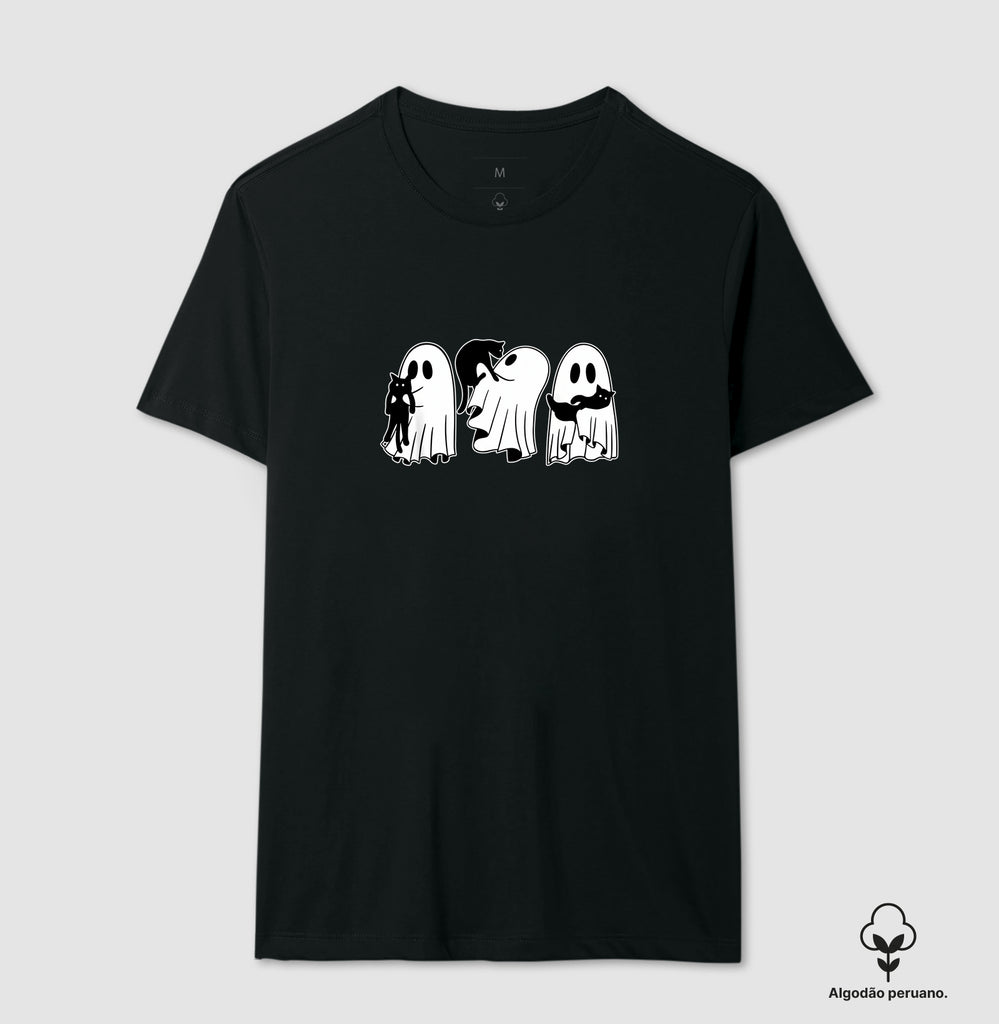 Camiseta Os Gatos e os Amigos Algodão Peruano
