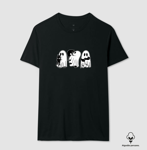 Camiseta Os Gatos e os Amigos Algodão Peruano