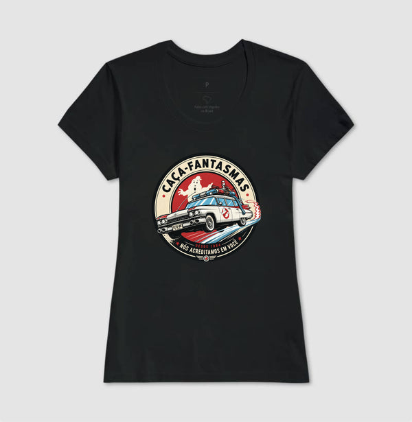 Camiseta Caça Fantasmas Nos Acreditamos em Você