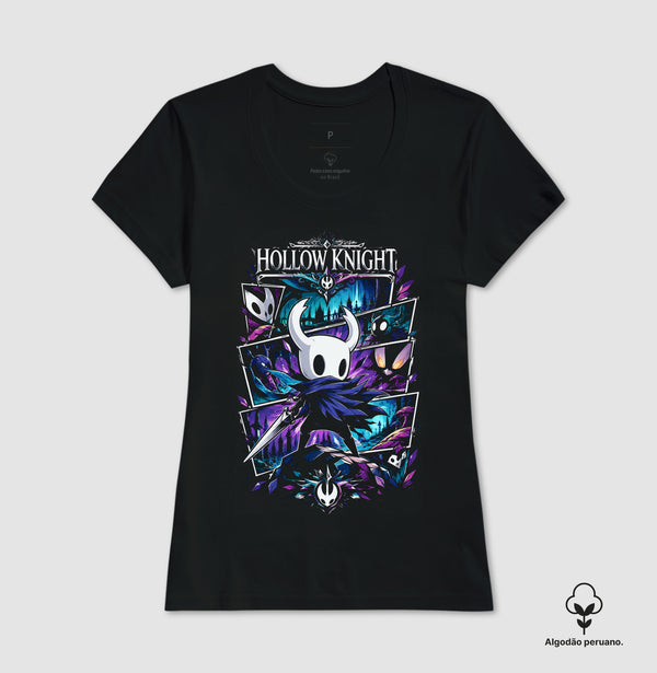 Camiseta Hollow Knight Algodão Peruano