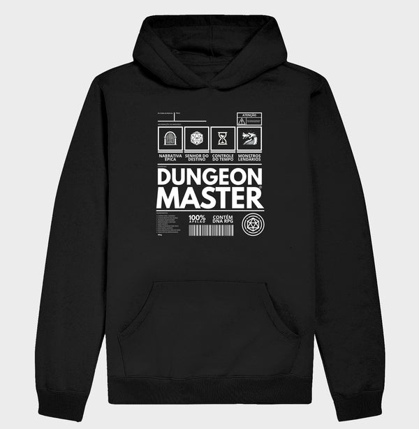 Moletom RPG Dungeon Master Coleção Rótulos
