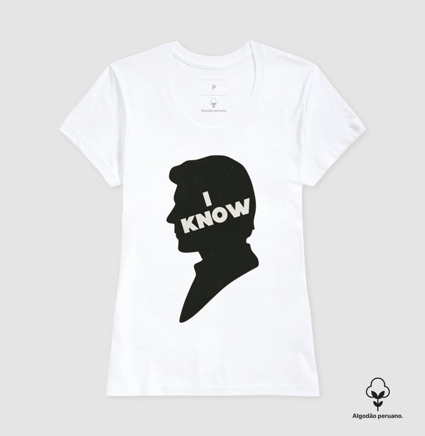Camiseta Star Wars I Know Algodão Peruano