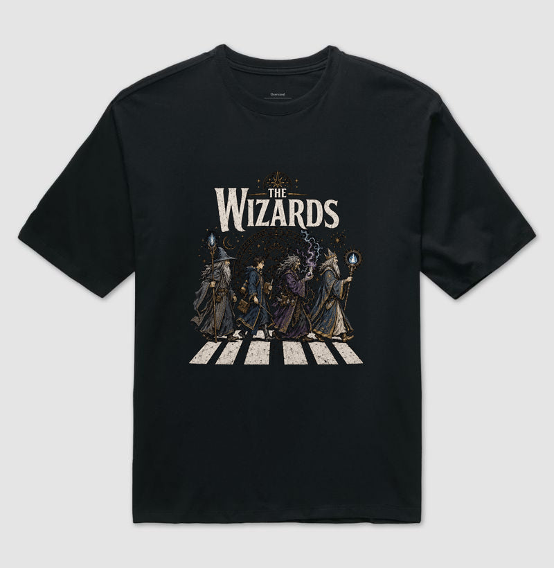 Camiseta RPG The Wizards Oversized