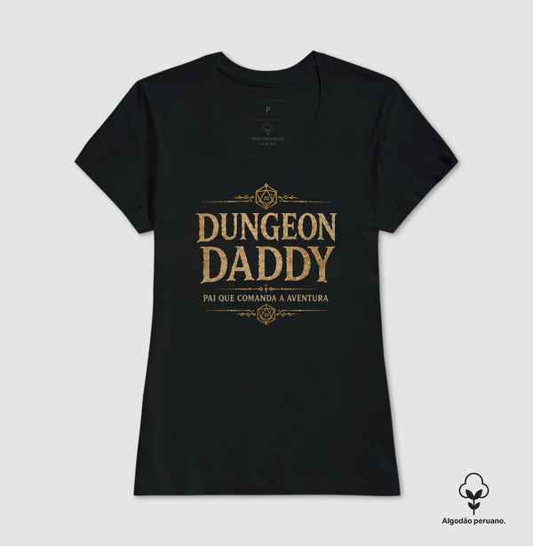 Camiseta RPG Dungeon Daddy Pai Que Comanda