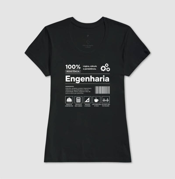 Camiseta Engenharia 100% Resistência