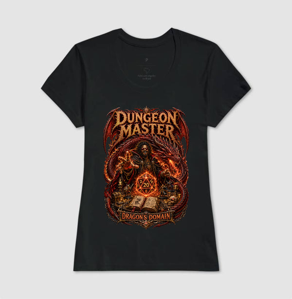 Camiseta RPG Dungeon Master Dragon´s Domain