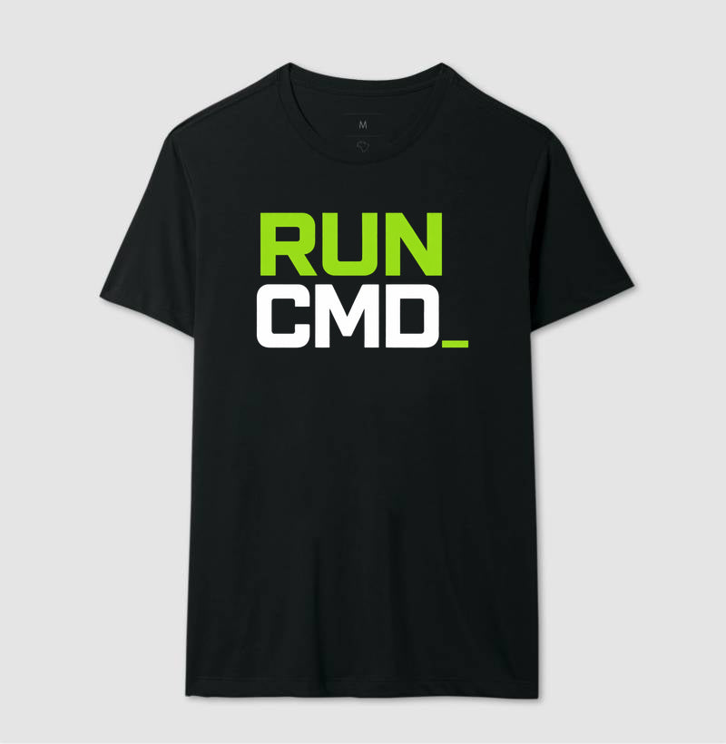 Camiseta Programador RUN CMD