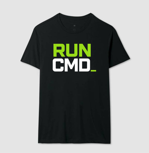 Camiseta Programador RUN CMD
