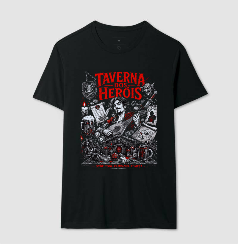 Camiseta RPG Taverna dos Heróis