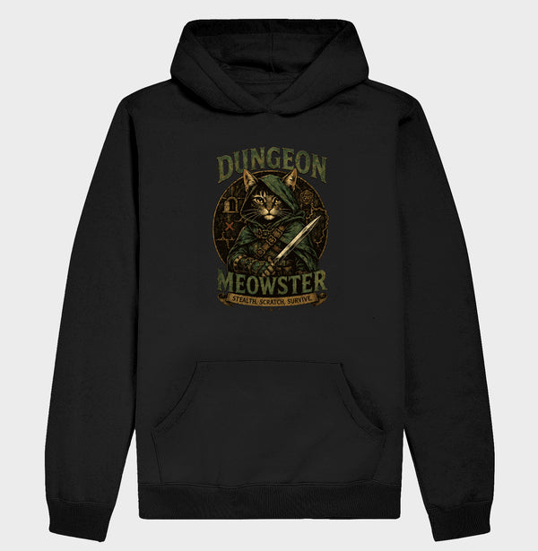 Moletom RPG Dungeon Meowster Stealth, Scratch, Survive