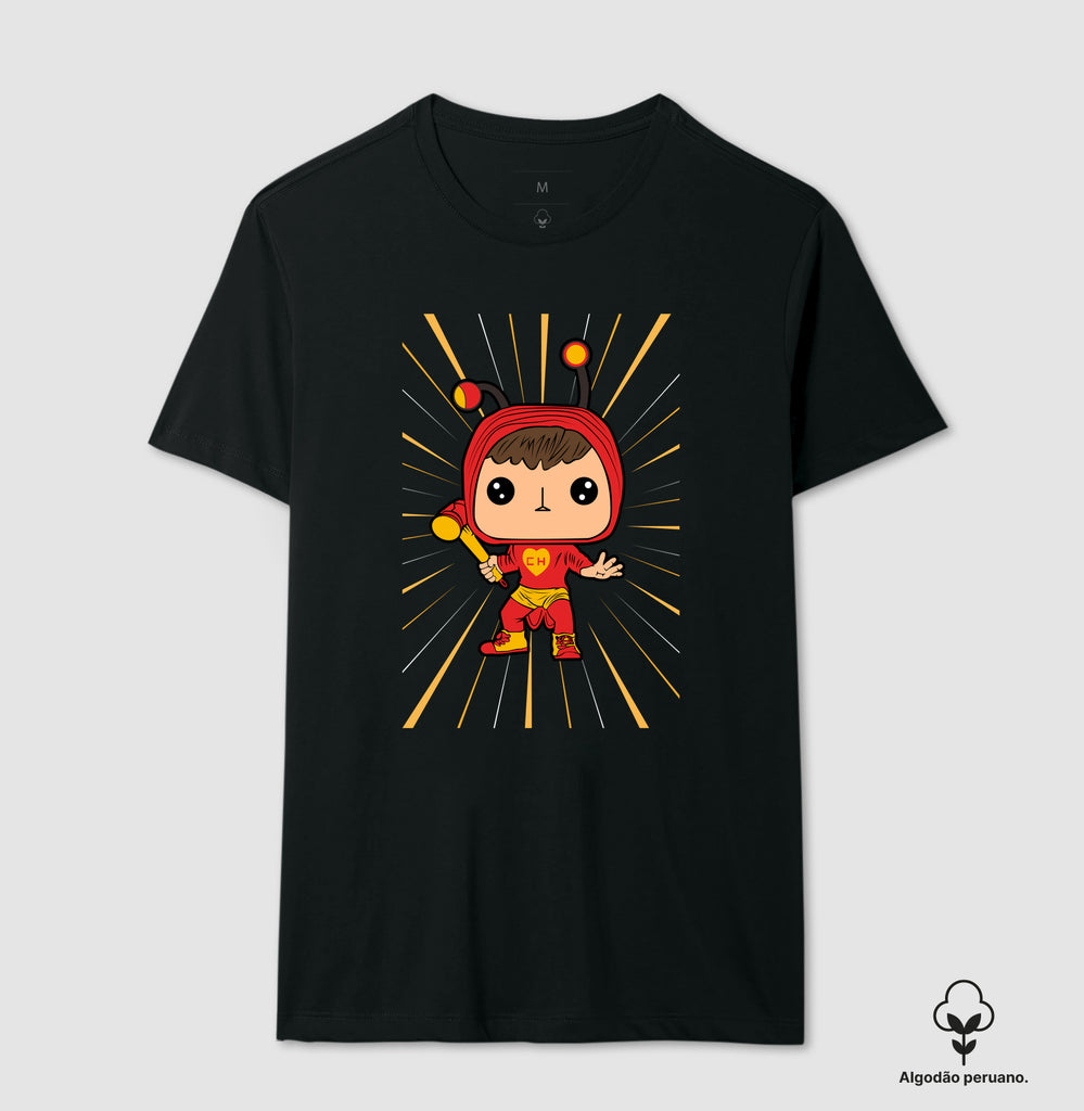 Camiseta Chapolin Colorado Algodão Peruano