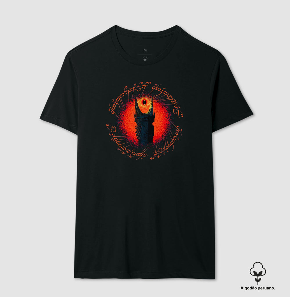 Camiseta Sauron Lord Of the Rings Algodão Peruano