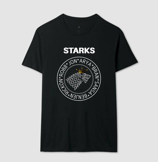 Camiseta Game Of Thrones Starks 100% Algodão