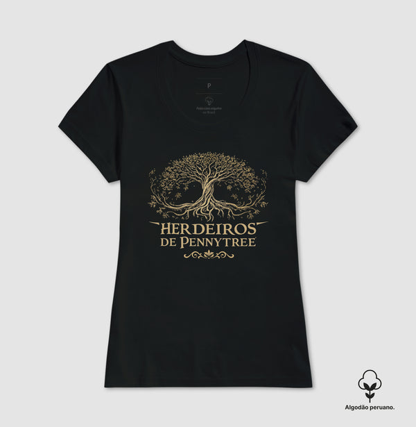 Camiseta Herdeiros de Pennytree Algodão Peruano