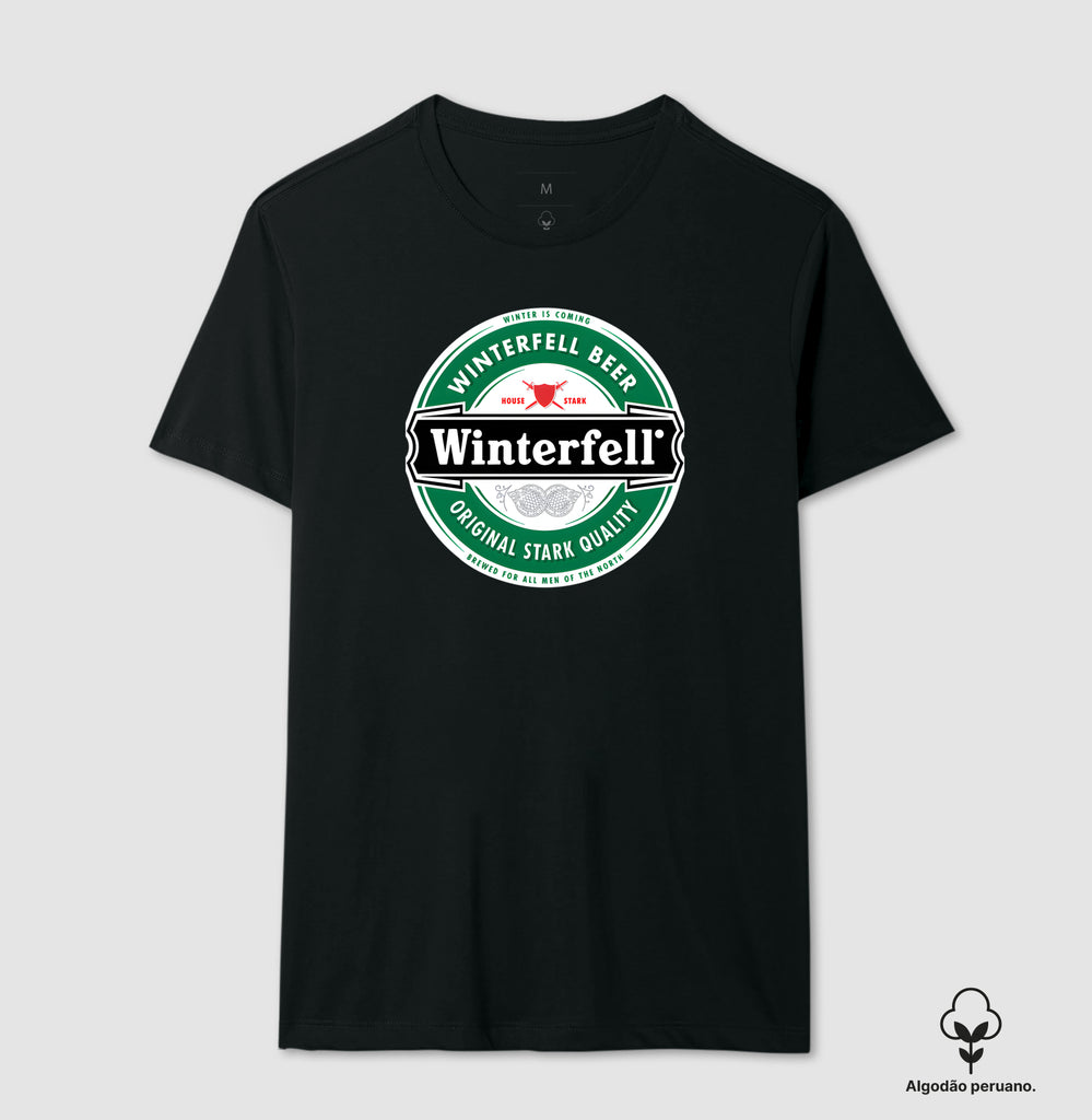 Camiseta Winterfell Beer Algodão Peruano