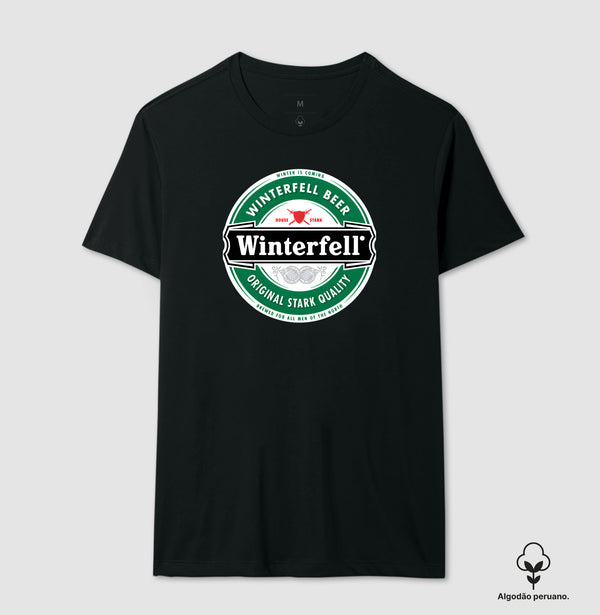 Camiseta Winterfell Beer Algodão Peruano
