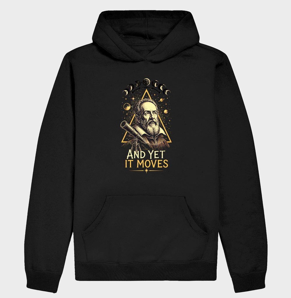 Moletom Astronomia And Yet It Moves Galileo Galilei