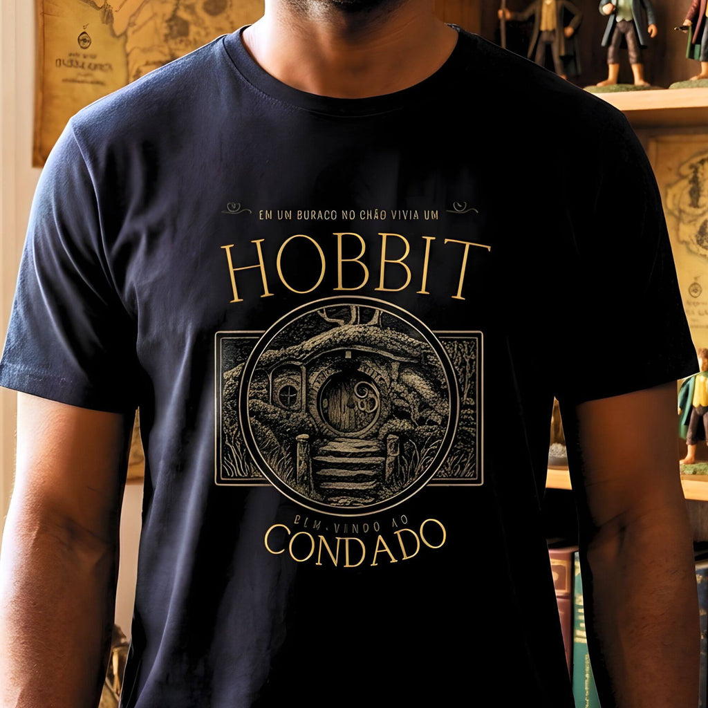 Camiseta Hobbit Bem-Vindo ao Condado