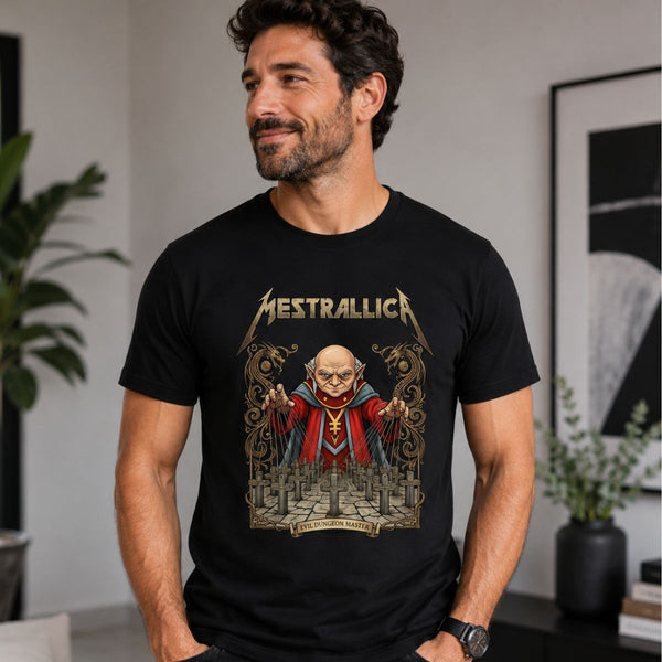 Camiseta RPG Dungeon Master Mestrallica