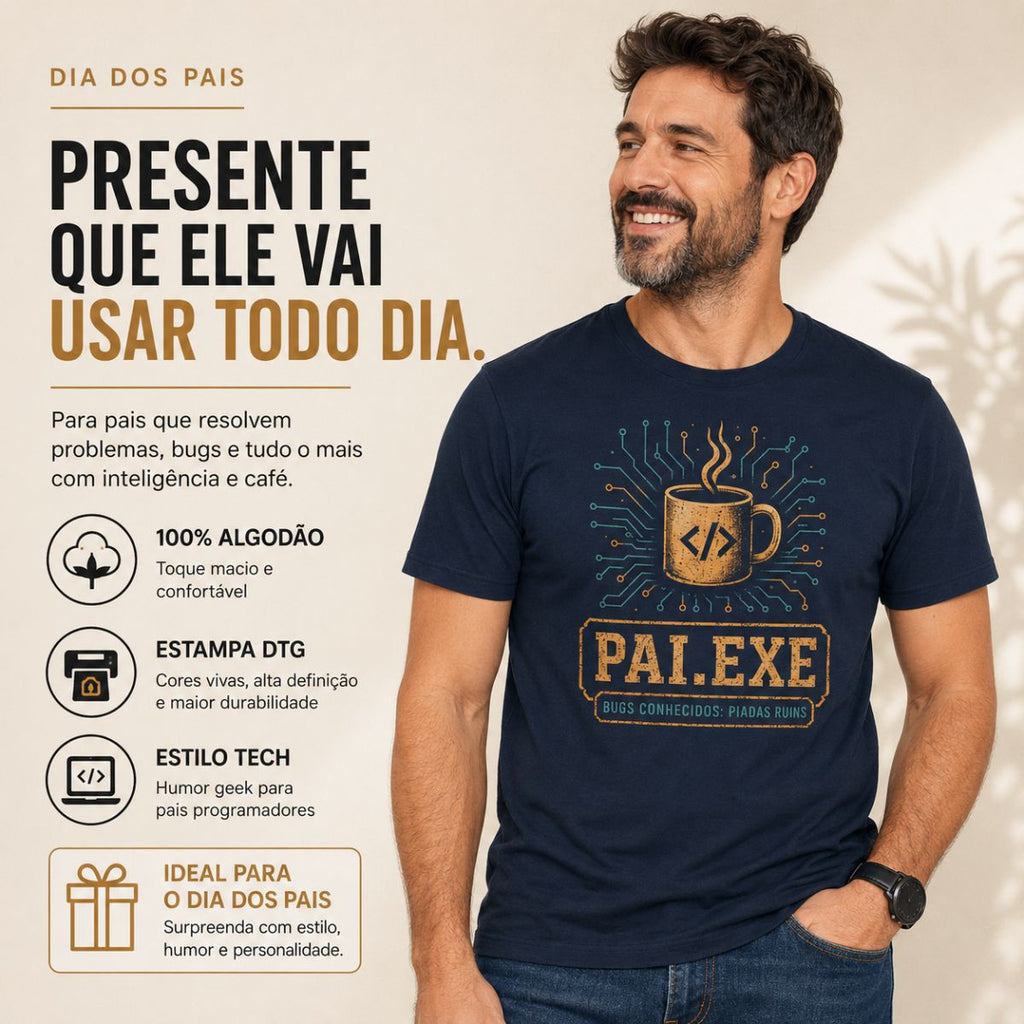Camiseta Programação Pai EXE