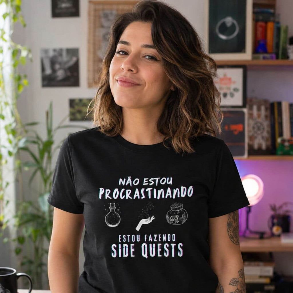 Camiseta Não Estou Procrastinando