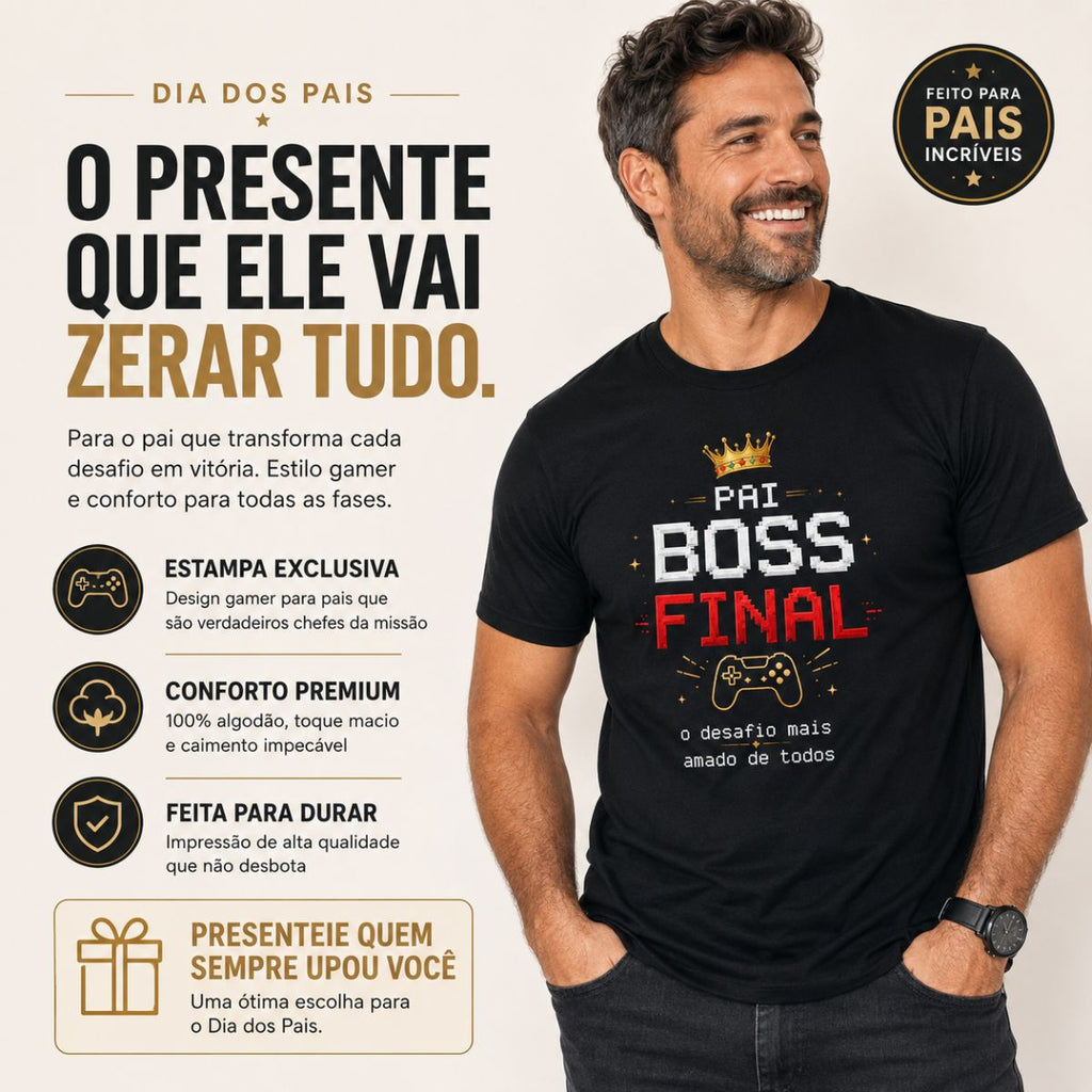 Camiseta Pai Boss Final