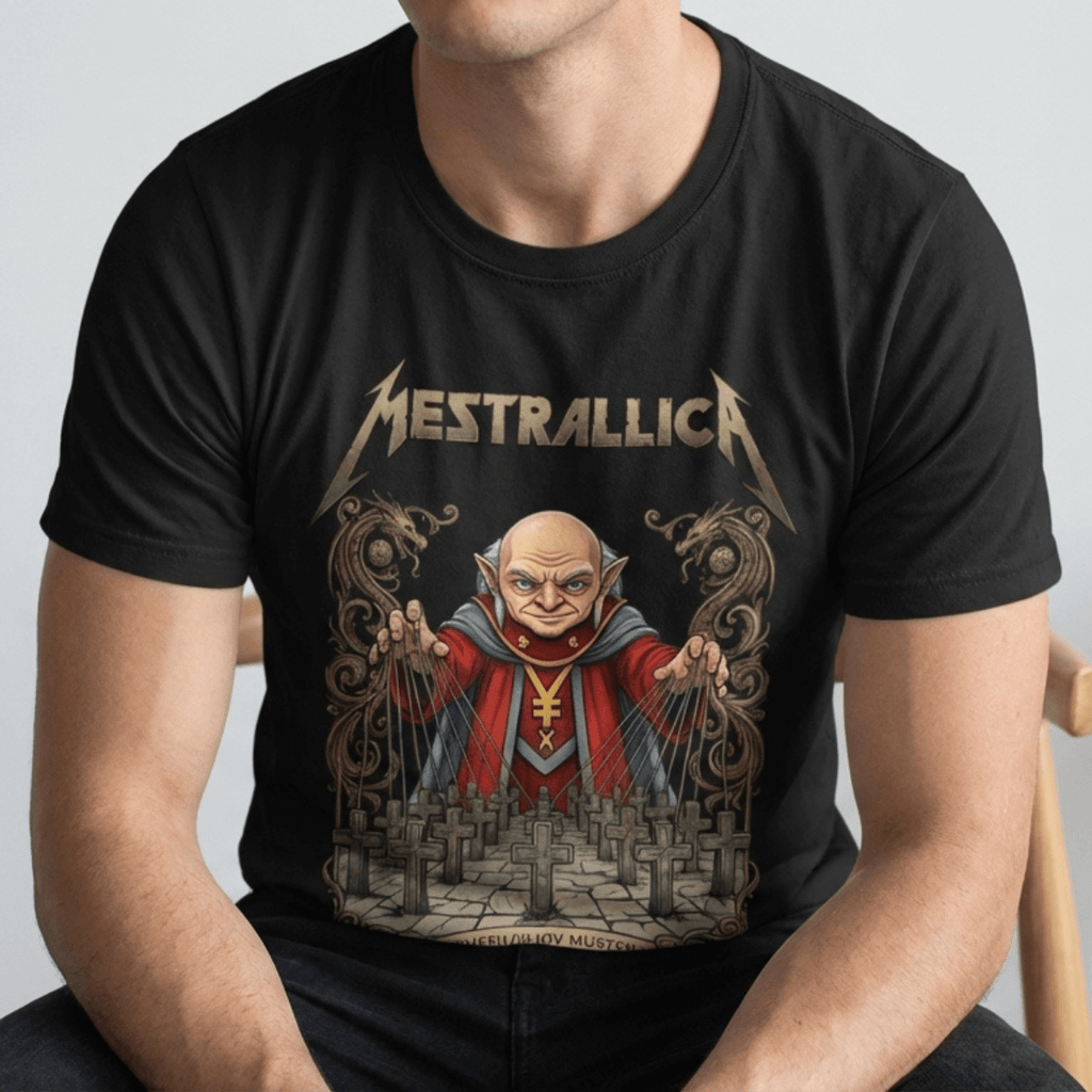 Camiseta RPG Dungeon Master Mestrallica