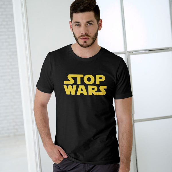 Camiseta Star Wars Stop Wars: Paz na Galáxia Geek