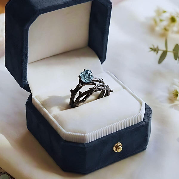 Alianças de Namoro Vínculo da Rosa de Inverno Rhaegar e Lyanna Prata 925