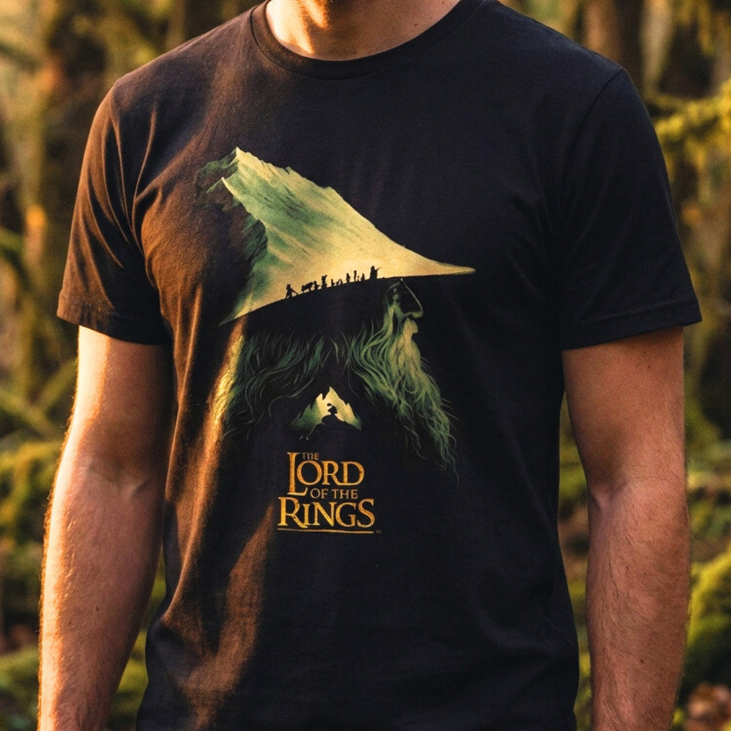 Camiseta O Senhor dos Anéis Gandalf Coleção Lendas 100% Algodão
