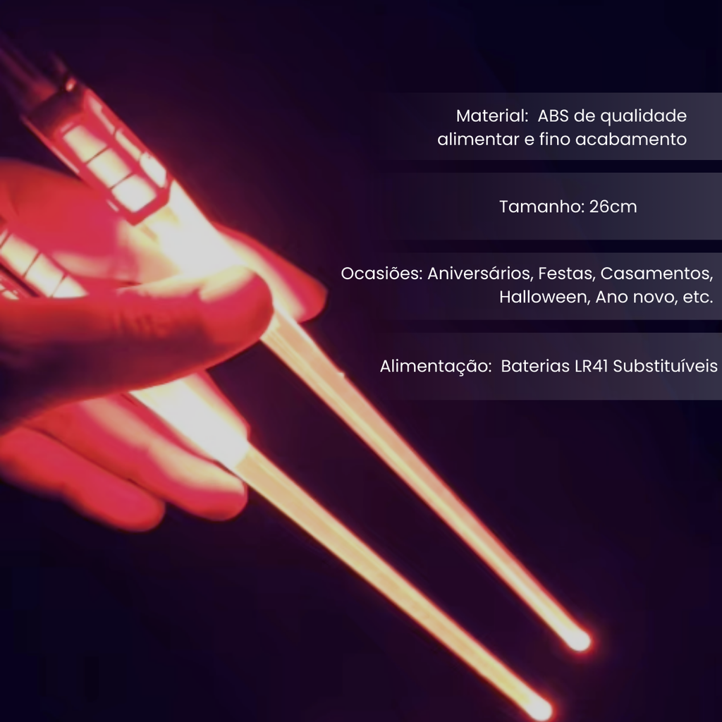 Hashi Luminoso Sabre de Luz Presente Geek Perfeito