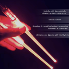 Hashi Luminoso Sabre de Luz Presente Geek Perfeito